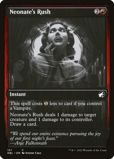 Neonate's Rush, Magic card DBL 151 — Innistrad: Double Feature set