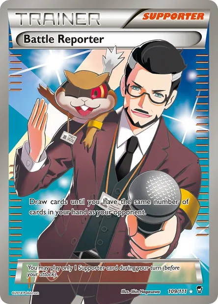 Battle Reporter, Pokémon card FFI 109 — Furious Fists set