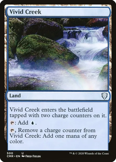Vivid Creek, Magic card CMR 500 — Commander Legends set
