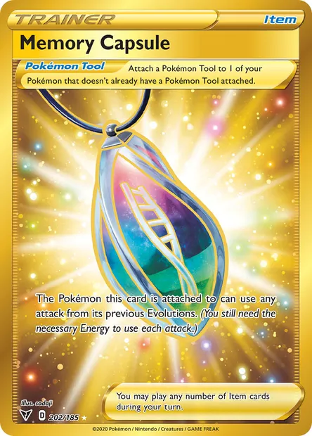 Memory Capsule, Pokémon card VIV 202 — Vivid Voltage set