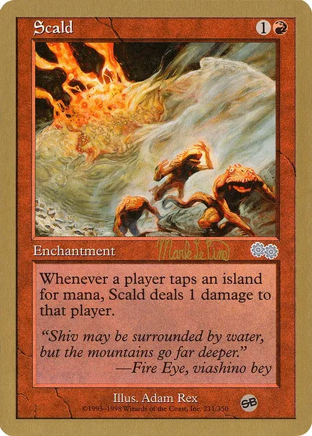 Scald, Magic card WC99 mlp211sb — World Championship Decks 1999 set