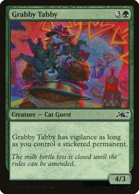 Grabby Tabby, Magic card UNF 426 — Unfinity set