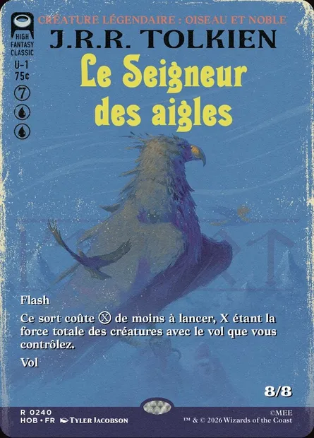 Le Seigneur des aigles, carte Magic HOB 240 — extension The Hobbit