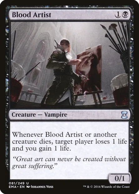 Blood Artist, Magic card EMA 81 — Eternal Masters set