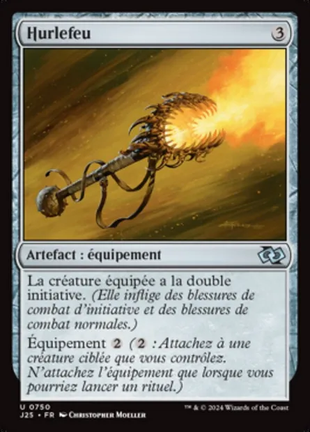 Hurlefeu, carte Magic J25 750 — extension Foundations Jumpstart