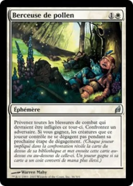 Berceuse de pollen, carte Magic LRW 36 — extension Lorwyn