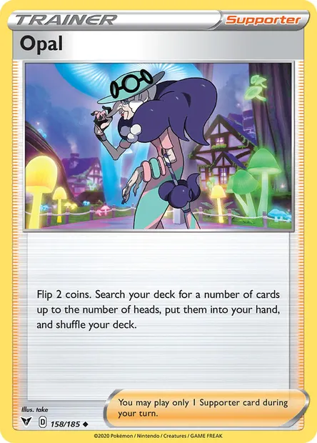 Opal, Pokémon card VIV 158 — Vivid Voltage set