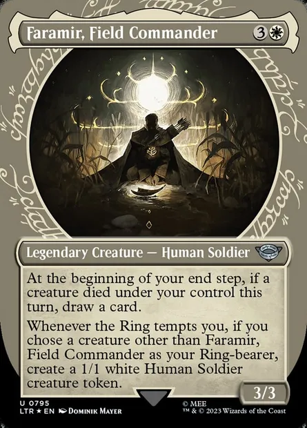 Faramir, Field Commander, Magic card LTR 795 — The Lord of the Rings: Tales of Middle-earth set