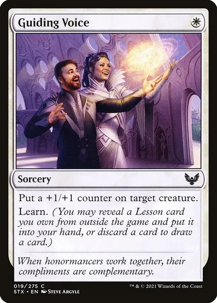 Guiding Voice, Magic card STX 19 — Strixhaven: School of Mages set