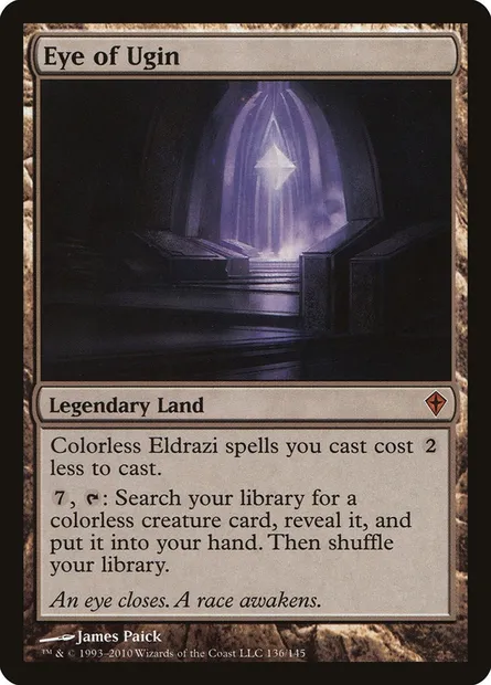 Eye of Ugin, Magic card WWK 136 — Worldwake set