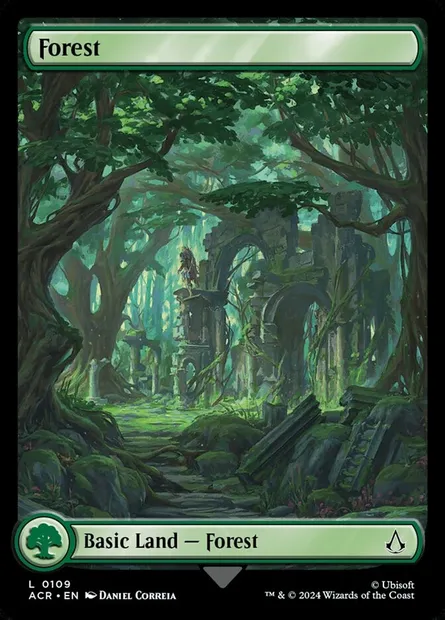 Forest, Magic card ACR 109 — Assassin's Creed set