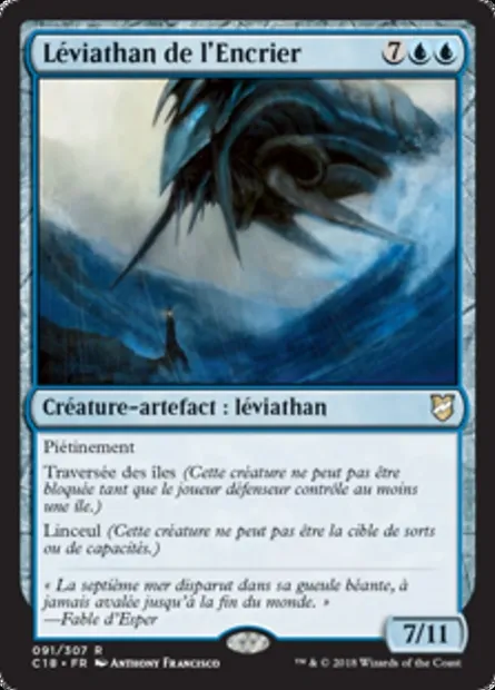 Léviathan de l'Encrier, carte Magic C18 91 — extension Commander 2018