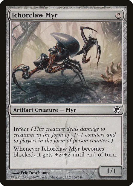 Ichorclaw Myr, Magic card SOM 166 — Scars of Mirrodin set