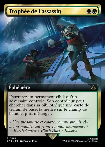 Trophée de l'assassin, carte Magic ACR 166 — extension Assassin's Creed