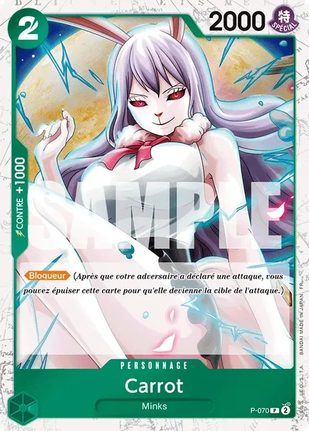 Carrot, carte One Piece P-070 — extension Carte promo