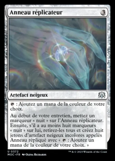 Anneau réplicateur, carte Magic MOC 372 — extension March of the Machine Commander