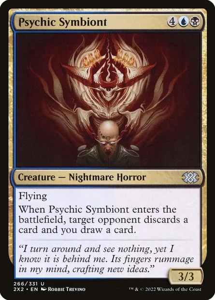 Psychic Symbiont, Magic card 2X2 266 — Double Masters 2022 set