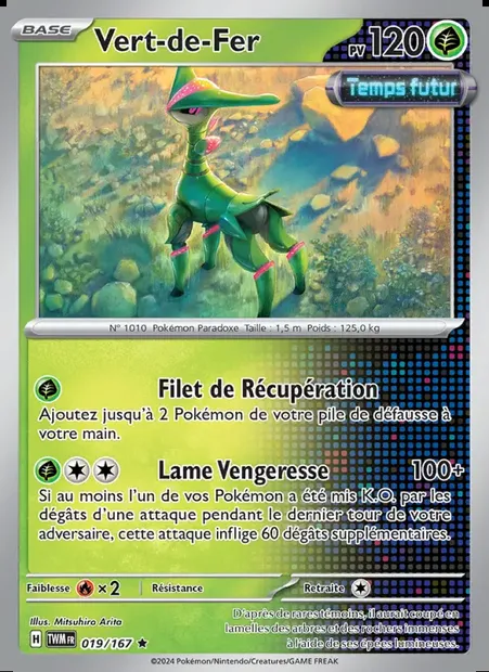 Vert-de-Fer, carte Pokémon TWM 019 — extension Mascarade Crépusculaire