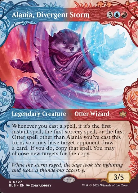 Alania, Divergent Storm, Magic card BLB 327 — Bloomburrow set