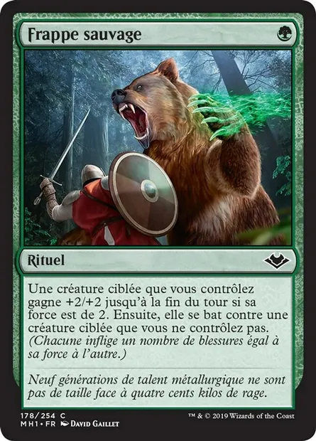 Frappe sauvage, carte Magic MH1 178 — extension Horizons du Modern