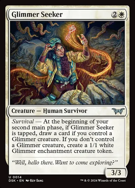 Glimmer Seeker, Magic card DSK 14 — Duskmourn: House of Horror set
