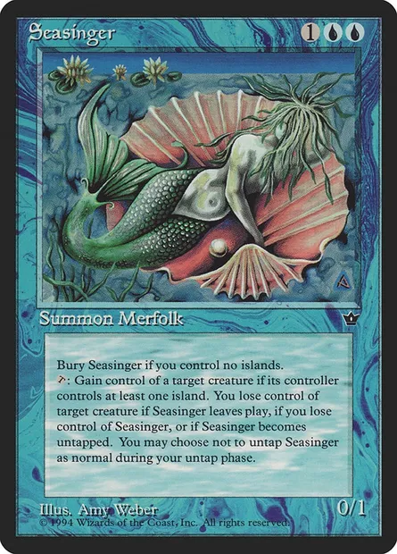 Seasinger, Magic card FEM 25 — Fallen Empires set