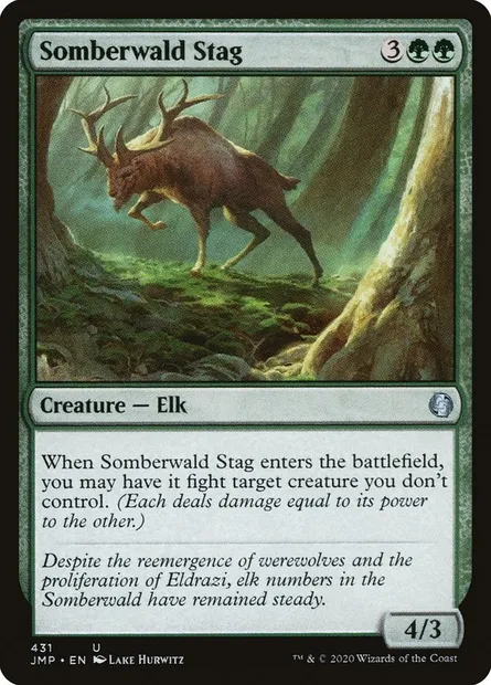 Cerf de Somberwald, carte Magic JMP 431 — extension Jumpstart
