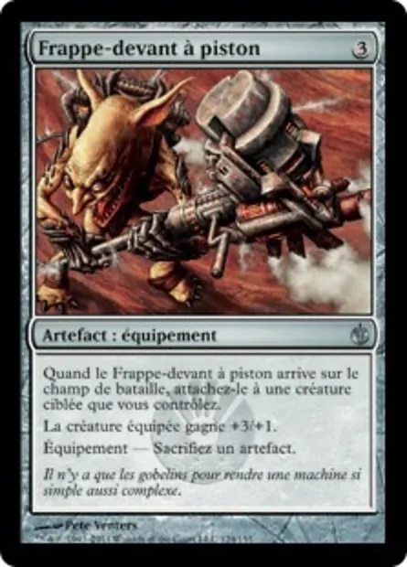 Frappe-devant à piston, carte Magic MBS 124 — extension Mirrodin assiégé