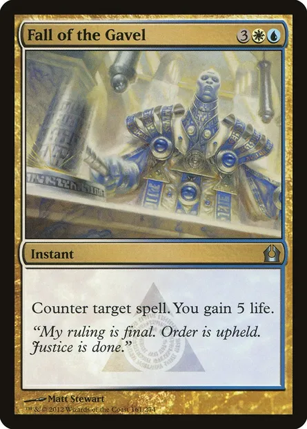 Fall of the Gavel, Magic card RTR 161 — Return to Ravnica set