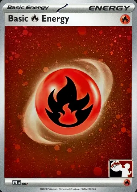 Basic Fire Energy, Pokémon card PPS 002 — Play! Pokémon Prize Pack Series set