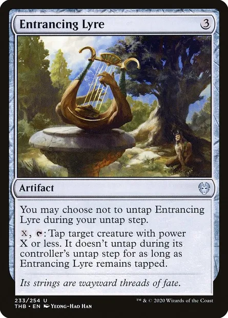 Entrancing Lyre, Magic card THB 233 — Theros Beyond Death set