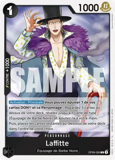 Laffitte, carte One Piece OP09-095 — extension LES NOUVEAUX EMPEREURS