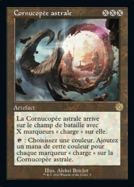 Cornucopée astrale, carte Magic BRR 5 — extension The Brothers' War Retro Artifacts