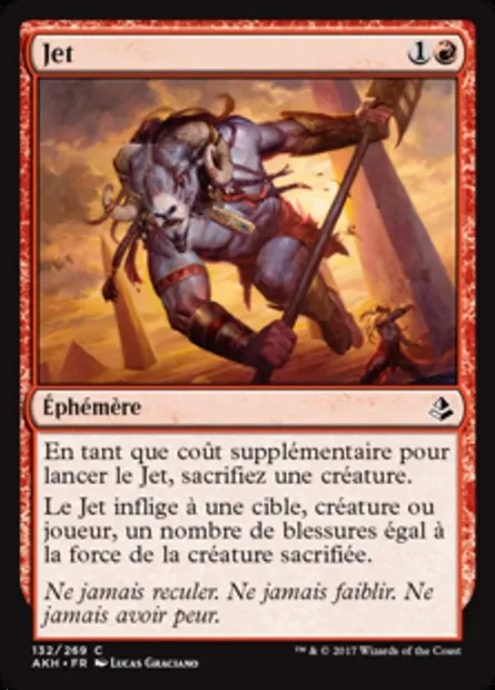Jet, carte Magic AKH 132 — extension Amonkhet