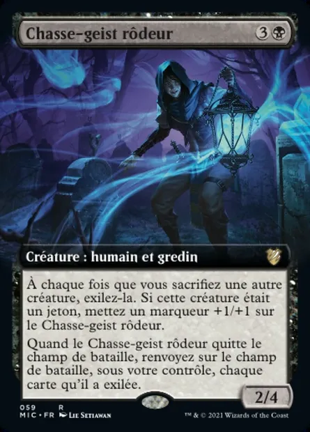 Chasse-geist rôdeur, carte Magic MIC 59 — extension Midnight Hunt Commander