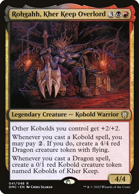 Rohgahh, Kher Keep Overlord, Magic card DMC 41 — Dominaria United Commander set