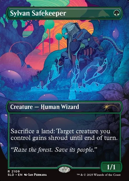 Sylvan Safekeeper, Magic card SLD 2109 — Secret Lair Drop set