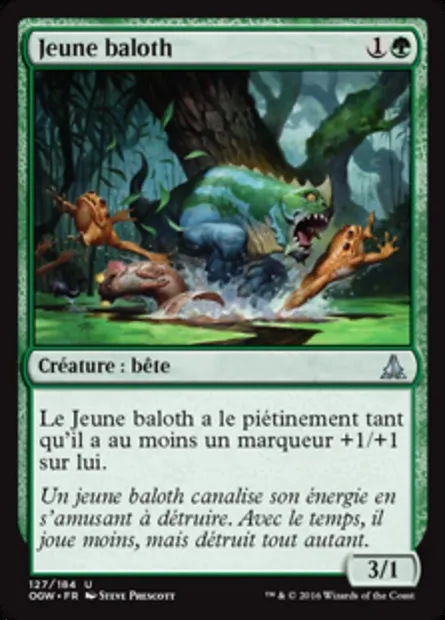 Jeune baloth, carte Magic OGW 127 — extension Le serment des Sentinelles