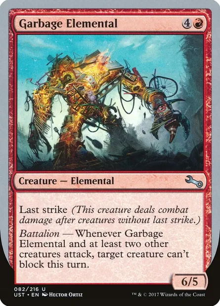 Garbage Elemental, Magic card UST 82f — Unstable set