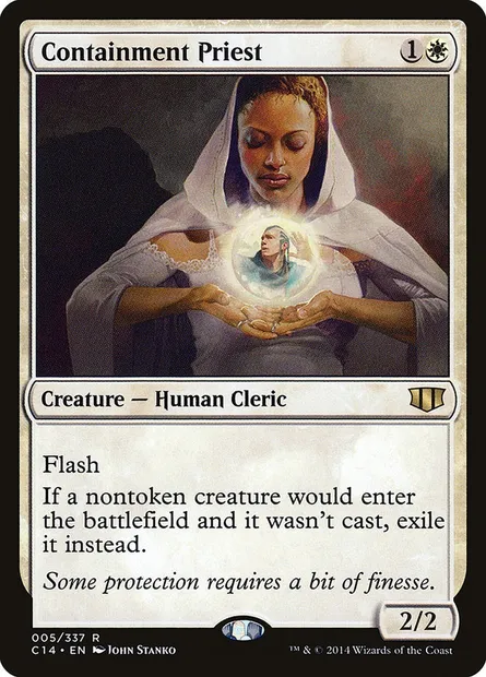 Containment Priest, Magic card C14 5 — Commander 2014 set