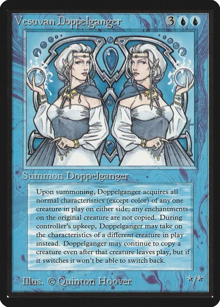 Vesuvan Doppelganger, Magic card LEB 88 — Limited Edition Beta set
