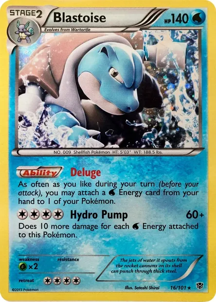 Blastoise, Pokémon card TDX 016-13 — Theme Deck & Blisters Exclusives set