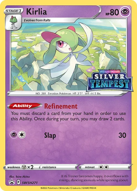 Kirlia, Pokémon card SWSH 271 — SWSH Black Star Promos set