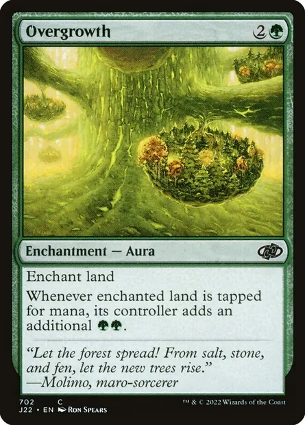 Overgrowth, Magic card J22 702 — Jumpstart 2022 set