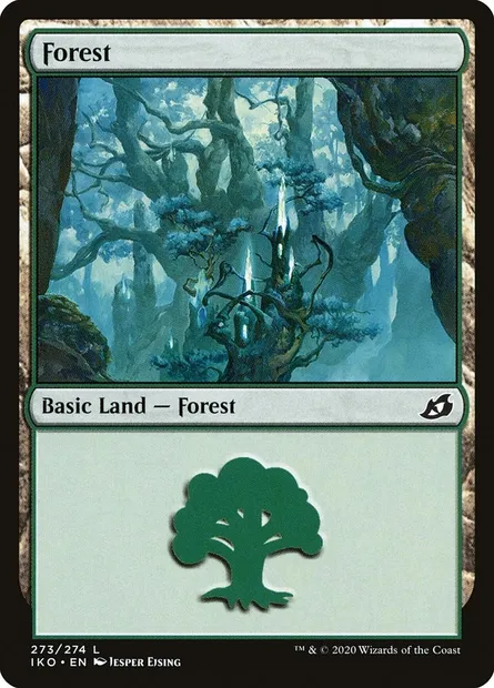 Forest, Magic card IKO 273 — Ikoria: Lair of Behemoths set