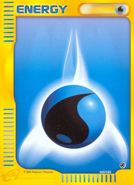 Water Energy, Pokémon card EX 165 — Expedition Base Set set