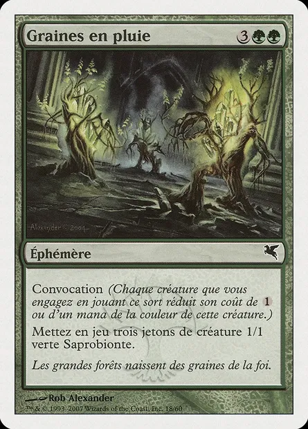 Scatter the Seeds, Magic card PSAL J18 — Salvat 2005 set