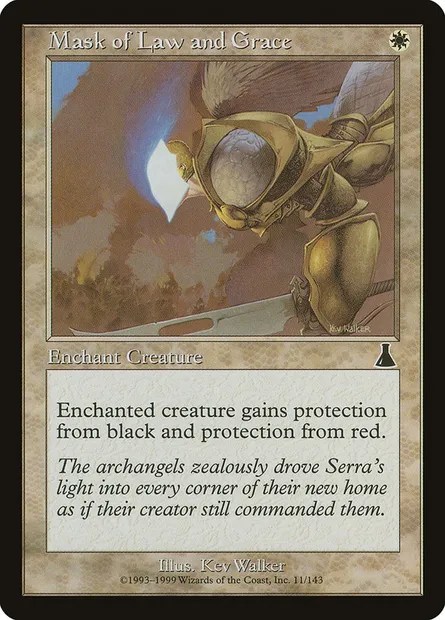Mask of Law and Grace, Magic card UDS 11 — Urza's Destiny set