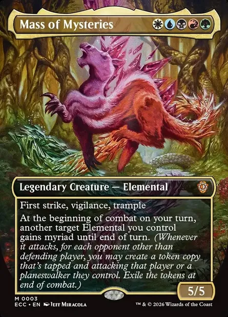 Mass of Mysteries, Magic card ECC 3 — Lorwyn Eclipsed Commander set