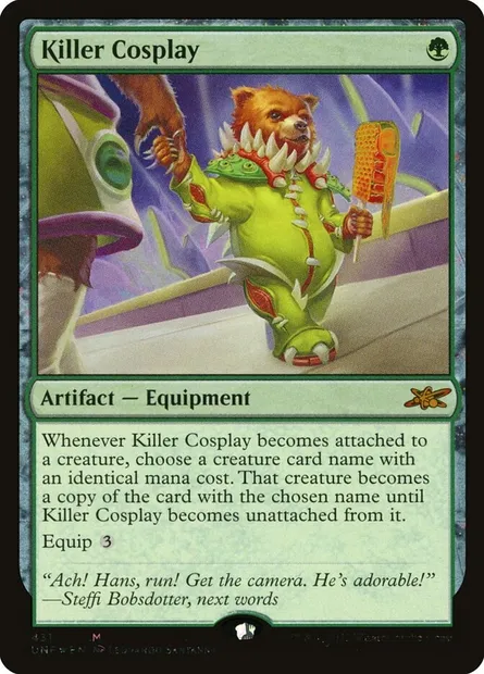 Killer Cosplay, carte Magic UNF 431 — extension Unfinity